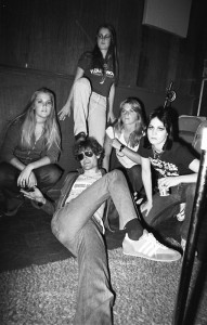 Kim Fowley in studio by Brad Elterman