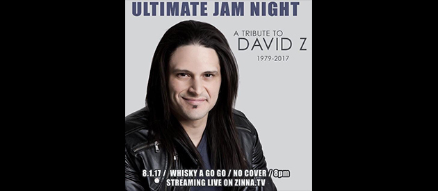 ULTIMATE JAM NIGHT TO HOLD TRIBUTE TO ADRENALINE MOB ACCIDENT VICTIM DAVID Z.