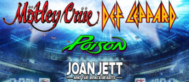 Mötley Crüe, Def Leppard, Poison, Joan Jett & The Blackhearts Announce ‘The Stadium Tour’