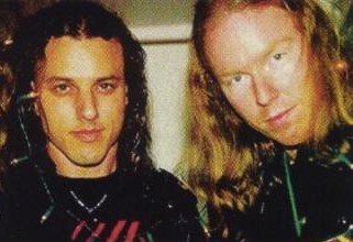 Richard and the late Chuck Schuldiner of Death