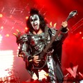 Gene Simmons kicking ass at Alpine Valley, 2012, photo by Todd Reicher for LRI