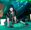 Paul Stanley has a delicious guitar pick for you, live at Alpine Valley, 2012 photo by Todd Reicher for LRI