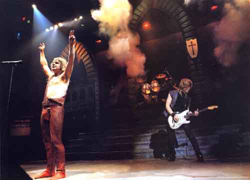 Bernie filling in for Randy Rhoads