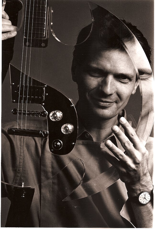 Dennis with his Battle Axe he designed for the Billion Dollar Babies tour, sorry Gene