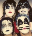 old Muffs as KISS photos, with Melanie Vammen