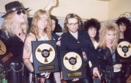 Alan Niven, Great White and Guns at the L.A. Forum the night both bands received awards