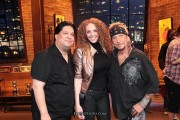 Jack with his smokin hot manager Valerie and his agent Chuck at That Metal Show taping