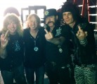 Steven, Jeff Pilson, Lemmy and Jacob