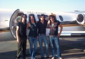 The fabulous L.A. Guns and private jet