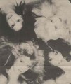clockwise, Pia Vai, Janet, Roxy and Jan in an early Vixen pic