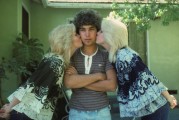 Marie and Cherie with the Brad Elterman photographer of a great many Runaways pics