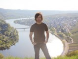 Johnny in Germany on the Mosel River