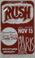 Old Flyer from a Rockford, Il show supporting RUSH