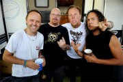 Slagel with Metallica by Ross Halfin