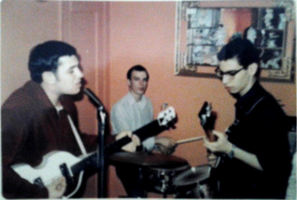 Steve Gene and Stan Singer playing La Bamba at his grandmothers new years eve party 1964