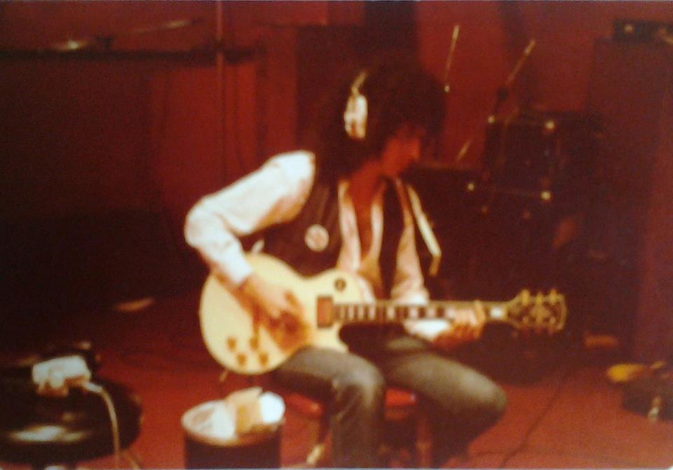 Steve recording with his band LOVER at Electric Ladyland