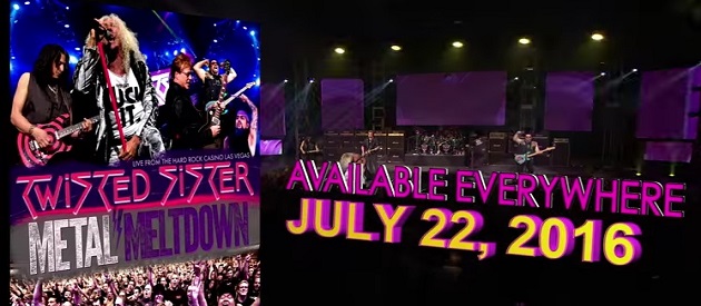 CD/DVD/Blu-Ray Review – TWISTED SISTER – THE SOUND OF THUNDER – A TRIBUTE TO A.J. PERO – METAL MELTDOWN – LIVE FROM THE HARD ROCK CASINO LAS VEGAS – Rock Fuel Media and Loud & Proud Records