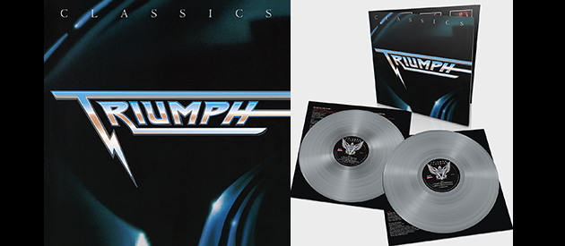 TRIUMPH ‘CLASSICS’ TO BE RE-RELEASED AS A DOUBLE LP, PRESSED ON 180 GRAM SILVER VINYL