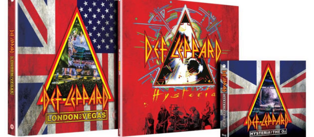 Def Leppard – London To Vegas, Hysteria At The O2, Hysteria Live on April 24th in DVD/Blu-Ray Bundles and Digital.